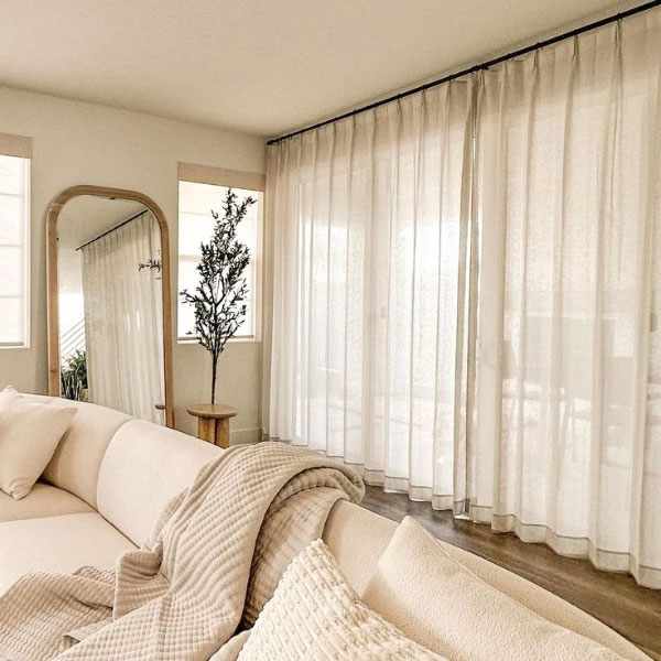 basic sheer curtains Dubai